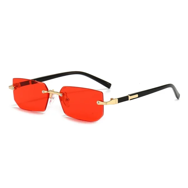 Mode Randlose Sonnenbrille Männer Frauen Populare Rahmenlose Sonnenbrille Männlich Weiblich Klassische Kleine Quadratische Sommer Reisen Shades 3