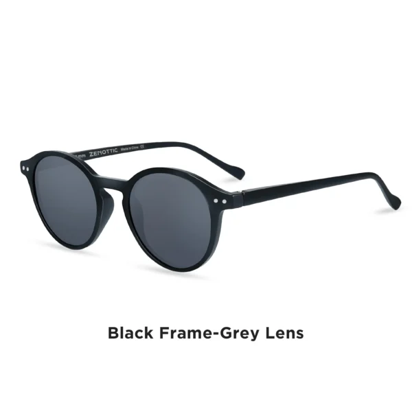ZENOTTIC (S-Größe) Retro kreisförmige polarisierte Sonnenbrille 2024 2025, Herren Damen, Vintage, kleine runde Sonnenbrille, UV400-Brille 6