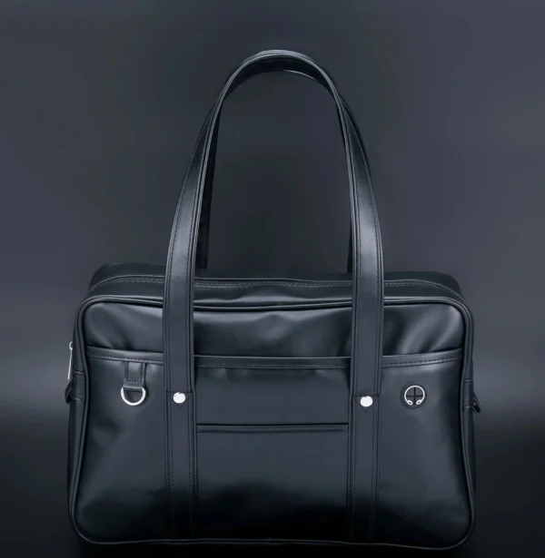 Schultasche PU-Leder japanische breite Applikation japanische Handtasche große Kapazität wasserdicht 3