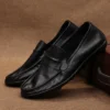 Männer Casual Schuhe Italienische Männer Loafer Mokassins Slip Auf männer Wohnungen Atmungsaktive Echtes Leder Männlich Fahren Schuhe