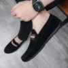 Slip auf Loafers männer Casual Schuhe Kuh Wildleder Luxus Wohnungen Mode Herren Mokassins Leder Zapatos Hombre Fahren Schuhe für männer 4