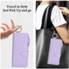 Umhängetasche Brieftasche Telefon Fall Für Samsung Galaxy Z Fold 6 5 4 3 Fold6 Fold5 Fold4 Fold3 5G Karten Solt Ring Halter PU Leder Abdeckung 6