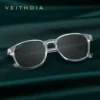 VEITHDIA Marke männer Sonnenbrille Retro TR90 Brillen Polarisierte Linse Vintage Brillen Männlich Fahren Sonnenbrille Für Frauen V7520 2