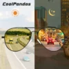 Photochrome Sonnenbrille Männer Polarisierte Luftfahrt Tag Nacht Vision Gläser für Fahren Frauen Anti-Uv-Brille oculos de sol masculino 3