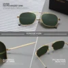 KINGSEVEN Marke Sonnenbrille Polarisierte Männer Frauen Mode Legierung Metall Dünnen Rahmen Fahren Gläser Klassische Anti-glare Brillen 4