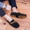 Designer Wildleder Lace Up Männer Casual Schuhe Hohe Qualität Weiche Herren Loafer Mokassins Italienische Mode Fahren Schuhe Große Größe 3