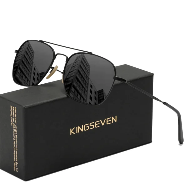KINGSEVEN Marke Männer Trendy Sonnenbrille Fashion Square Legierung Rahmen Frauen Polarisierte UV400 Gläser Luxus Fahren Outdoor Brillen