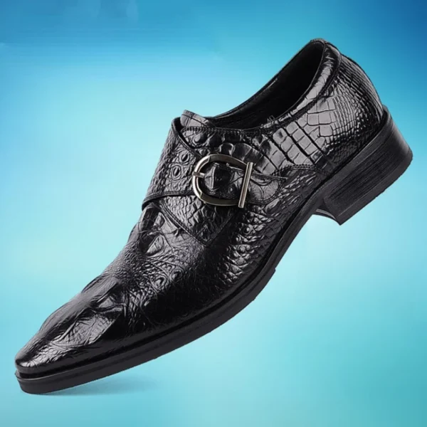 Neue Übergroßen Männer Schuhe Formalen Leder Schuhe Männer Schnalle Schuhe Luxus Turnschuhe Komfortable Wearable Kleid Schuhe Männer Casual Schuhe 2
