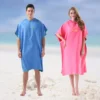 Surf-Poncho, Wickeltuch mit Kapuze, Mikrofaser-Stranddecke, Badetuch, Schwimmtuch, Neoprenanzug, Strandponcho für Erwachsene