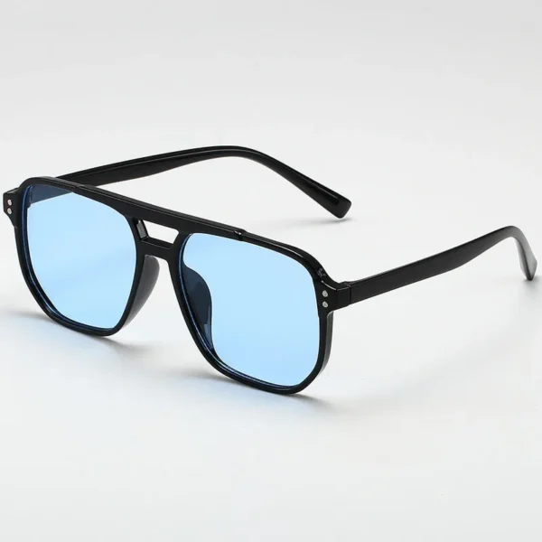 Frauen Männer quadratische Sonnenbrille Retro Polygon Sonnenbrille weibliche schwarze Vintage Mode Damen Oculos de Sol Doppels trahl Brille 5