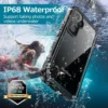 IP68 wasserdichte Hülle für Samsung Galaxy A55 A35 A15 A14 A54 S24 FE S25 Ultra S24, stoßfeste, zertifizierte Ganzkörper-Schutzhülle 2