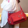 Casual Frauen Schulter Umhängetasche Oxford Wasserdichte Zipper Handtaschen Paket Weibliche Große Kapazität Reise Umhängetasche 4