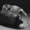 Kdeam Marke Original Design hochwertige Männer quadratische polarisierte Sonnenbrille männlich fahren photo chrome Sonnenbrille coole Frauen Sonnenbrillen 3