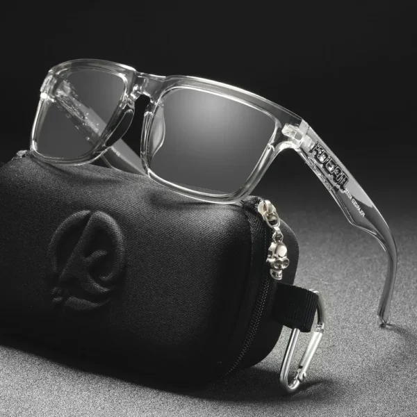 Kdeam Marke Original Design hochwertige Männer quadratische polarisierte Sonnenbrille männlich fahren photo chrome Sonnenbrille coole Frauen Sonnenbrillen 3