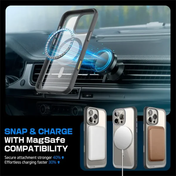 For iPhone 16 Pro Case mit Kameras teuerung Capture Button Suppcase Ab Mag Serie schlanke schützende magnetische Magsafe Telefon Fall 6