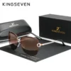 KINGSEVEN Damenbrille, Luxusmarke, Sonnenbrille, Farbverlauf, polarisierte Linse, runde Sonnenbrille, Schmetterling, Outdoor, Reisen 5