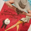 Brigitte Bardot Mikro faser decke schnell trocknende Strand tücher übergroßer Druck super saugfähige Pool handtuch decke 3