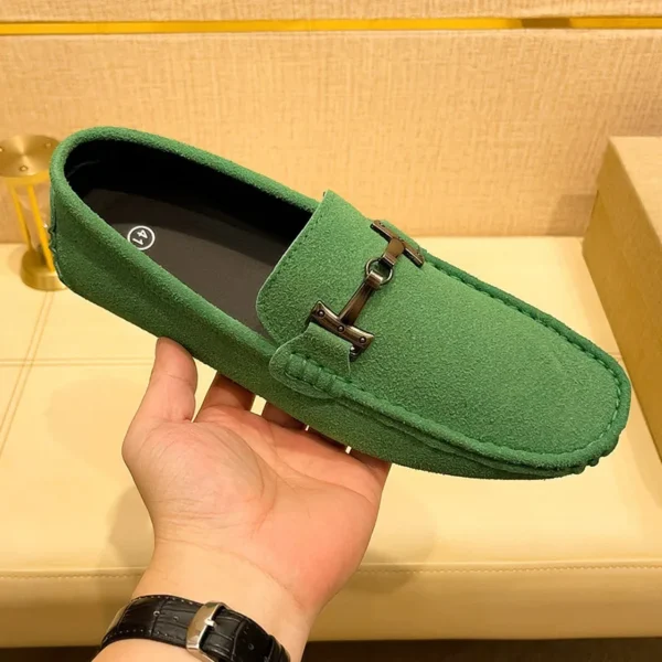 Maedef Wildleder Männer Freizeit schuhe faule Schuhe männlich atmungsaktive Slip-On Herren fahren flache Schuhe bequeme Boots schuh Slipper Mokassins 5