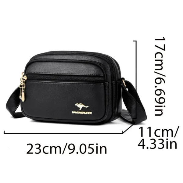 Hohe Qualität Weiche Leder Geldbörse Mode Frauen Schulter Messenger Tasche Multi-tasche Tragen-beständig Tasche Luxus Damen Handtasche sac 4