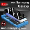 3 Stück für Samsung Galaxy S25 S24 S23 Ultra S22 S21 S20 S10 S9 PLUS Note 20 10 9 8 Displayschutzfolie mit Kit, nicht gehärtetes Glas