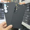 Fall für Samsung Galaxy S25 S25 + Plus 600D Real Carbon Fiber Aramid Handy Schutzhülle Schutz Shell 4