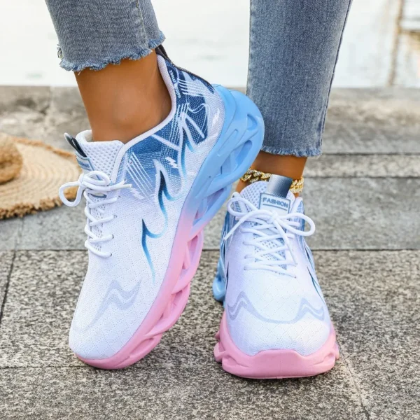 Frauen Casual Sport Schuhe Atmungsaktive Leichte Turnschuhe Anti-slip Wohnungen Laufen Outdoor Wanderschuhe Weibliche Vulkanisierte Schuhe 5
