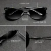 KINGSEVEN Mode Pilot Randlose Sonnenbrille Männer Aluminium Polarisierte Große Rahmen Gläser Frauen Casual Fahren Outdoor Brillen 5