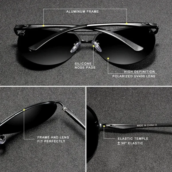 KINGSEVEN Mode Pilot Randlose Sonnenbrille Männer Aluminium Polarisierte Große Rahmen Gläser Frauen Casual Fahren Outdoor Brillen 5