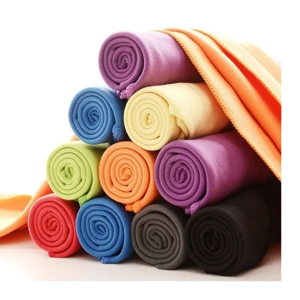 3 Stück Sport Mikro faser schnell trocknendes Handtuch tragbares ultraleichtes saugfähiges Handtuch zum Schwimmen Fitness studio Fitness Yoga Strand reisen 5