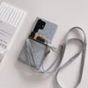 Reiß verschluss Brieftasche mit Karten halter Cross boby Handy hülle für Samsung Galaxy S24 S22 Ultra Plus S23 Fe A15 A25 A35 A55 A24 A34 A54 A14 4