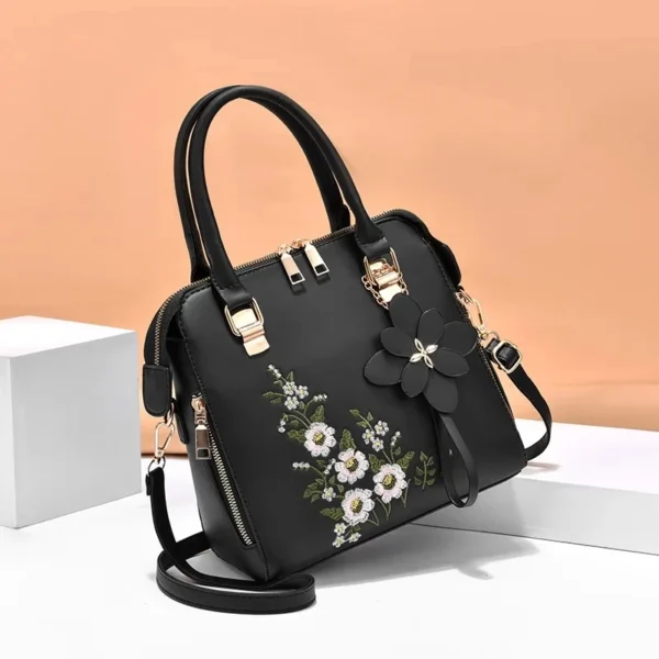 Yogodlns Luxus Stickerei Handtasche Für Frauen PU Leder Quaste Umhängetasche Designer Griff Tasche Marke Weibliche Schulter Tasche bolso 4