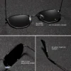 KINGSEVEN 2024 Runde sonnenbrille Weibliche Retro Reflektierende Sonnenbrille Männer Polarisierte Brillen Oculos De Sol gafas UV400 Schutz 2