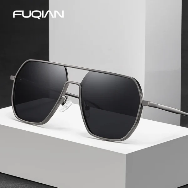 Luxus Metall Photochrome Sonnenbrille Männer Frauen Mode Polarisierte Sonnenbrille Stilvolle Chameleon Anti-glare Driving Shades UV400 2