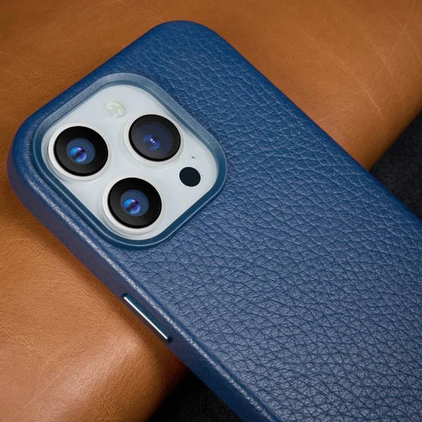Echt ledertasche für iPhone 14 Pro Max Echt haut Luxus Telefon Rückseite für iPhone 13 Pro Geschäfts leute 4