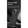 Für iPhone 15 16 Pro Max Hülle X-Level Kohlefasermuster Textur + TPU Anti-Fingerabdruck Anti-Fall-Schutz Rückseite 6