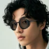 Nd Filter Einstellbare Sonnenbrille Vintage Runde Punk ND9-geschwindigkeit Polarisierte Dimmen Sonnenbrille Männer Frauen Luxus SonnenbrillePolarisierte 4
