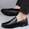 Echtes Leder Männer Schuhe Casual Männer Müßiggänger Atmungsaktive Büro Formale Schuhe Männer Designer Slip on Driving Schuhe Plus Größe 38-46 6