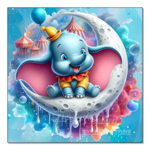 Disney DIY Diamant Malerei Stich Simba Der König Der Löwen Mosaik Dumbo Voll Platz Runde Bohrer Stickerei Set Cartoon Wand Dekor