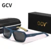 GCV Marke Professionelle Angeln Fahren Radfahren Sport Brille Polarisierte Sonnenbrille Platz Rechteck Männer Frauen UNISEX TR90