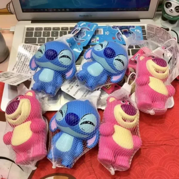 Disney Stitch Dekompression Spielzeug Stich Modell Dekompression weich langsam Rebound Puppe Cartoon Kinder Figur Spielzeug Heilung Geschenk 3