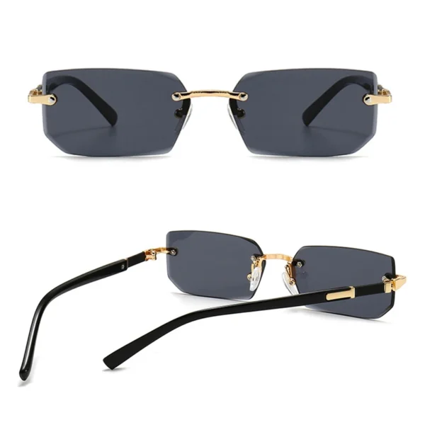 Mode Randlose Sonnenbrille Männer Frauen Populare Rahmenlose Sonnenbrille Männlich Weiblich Klassische Kleine Quadratische Sommer Reisen Shades 5