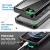 IP68 Wasserdichte Hülle für iPhone 16e 16 15 14 13 12 11 Pro Max XR XS Plus Metall Aluminium Schwimmen Telefon Luxus Unterwasser Abdeckung 6
