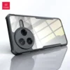 Xundd Handyhülle für POCO F7 Pro F7 Ultra Airbag, stoßfeste Schale, TPU + PC-Rückseite, gestreift, transparente Abdeckung, Anti-Fingerabdruck