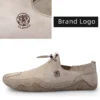 Clohoo atmungsaktive leichte rutsch feste flache Outdoor-Schuhe für Männer Freizeit schuhe Echt leder Boots schuhe weiche Sohle Schuhe 3