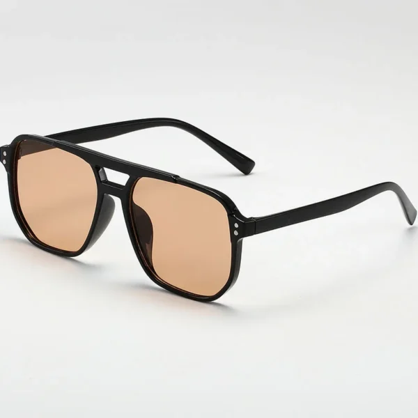 Frauen Männer quadratische Sonnenbrille Retro Polygon Sonnenbrille weibliche schwarze Vintage Mode Damen Oculos de Sol Doppels trahl Brille 4