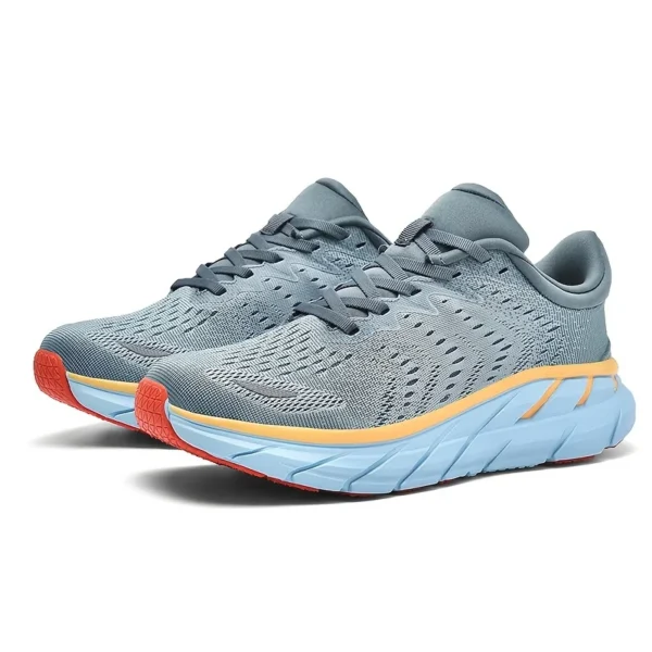 Herren-Lauf-Wanderschuhe zum Straßenläufen |   Max gepolsterter Komfort |   Langlebig, rutschfest |   Atmungsaktive sportliche Tennis-Cross-Training-Sneaker 2