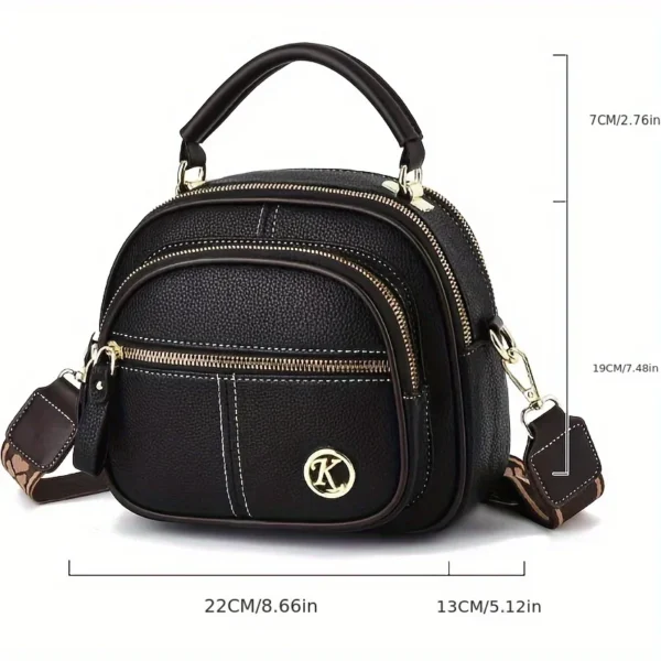 Damentasche, modische, vielseitige Luxus-Umhängetasche, Einkaufshandtasche 3