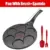 7 Cup Black Pan Set