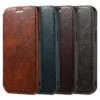 für iPhone 15 14 13 12 Pro Max Wallet Case [kompatibel mit Mag-Safe] Magnetisches Leder-Klapphülle mit Ständer und Kartenhalter 6