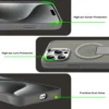 Luxus Für Magsafe Klapp Ständer Magnetische Telefon Fall Für iPhone 16 15 14 Plus 13 12 11 Pro max Matte Transluzente Zurück Abdeckung Kappen 4